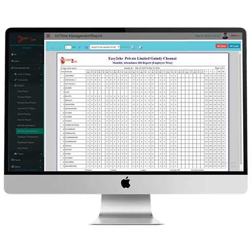 Daily, Missing, Late & OT, Absent, Reason, Monthly, Employee Performance Report